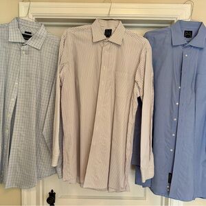 Jos. A. Bank Men's Assorted Striped and Checked Dress Shirts